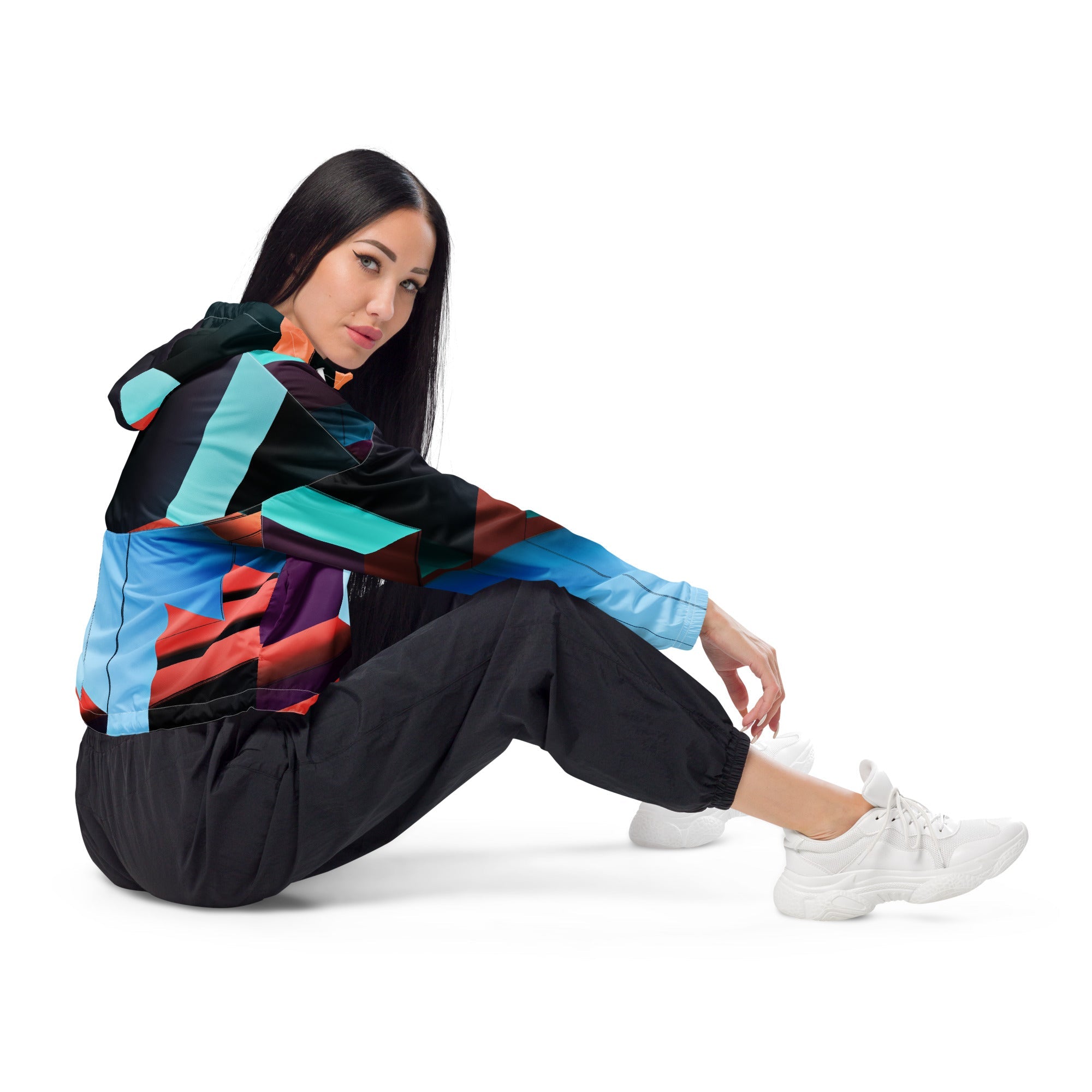 Women’s cropped windbreaker - Divine Janisal Design