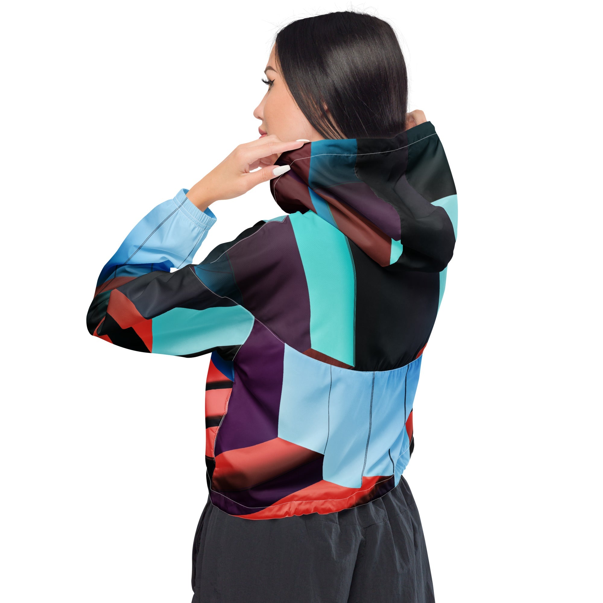 Women’s cropped windbreaker - Divine Janisal Design