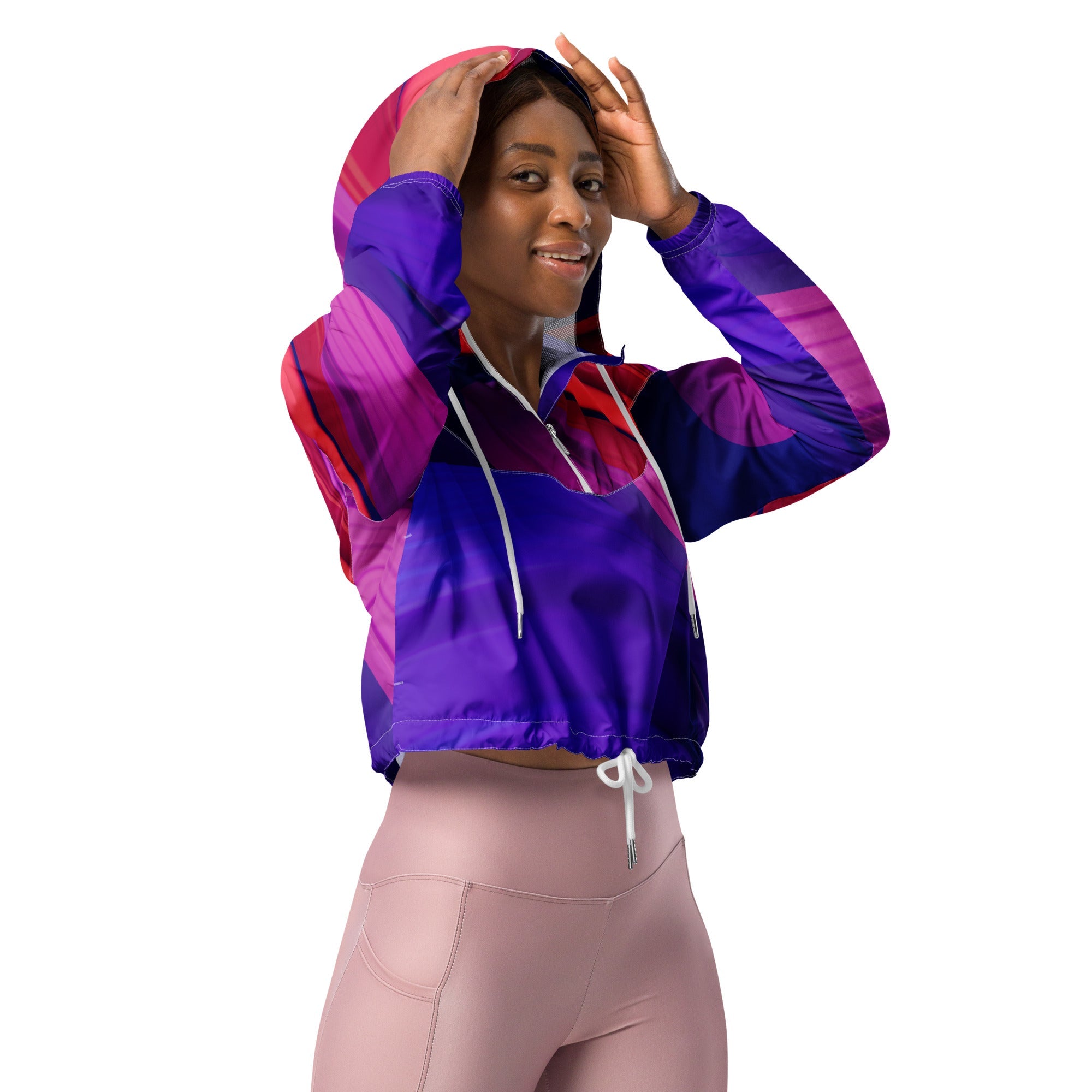 Women’s cropped windbreaker - Divine Janisal Design
