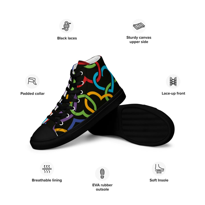 Women’s high top canvas shoes - Divine Janisal Design