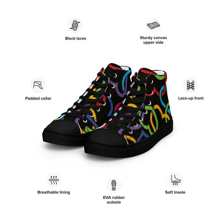 Women’s high top canvas shoes - Divine Janisal Design