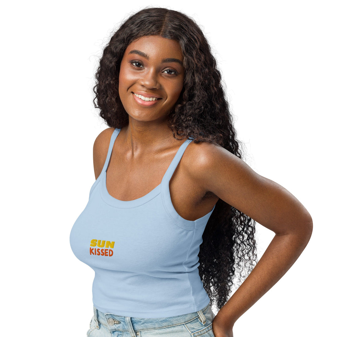 Women’s micro - rib tank top - Divine Janisal Design
