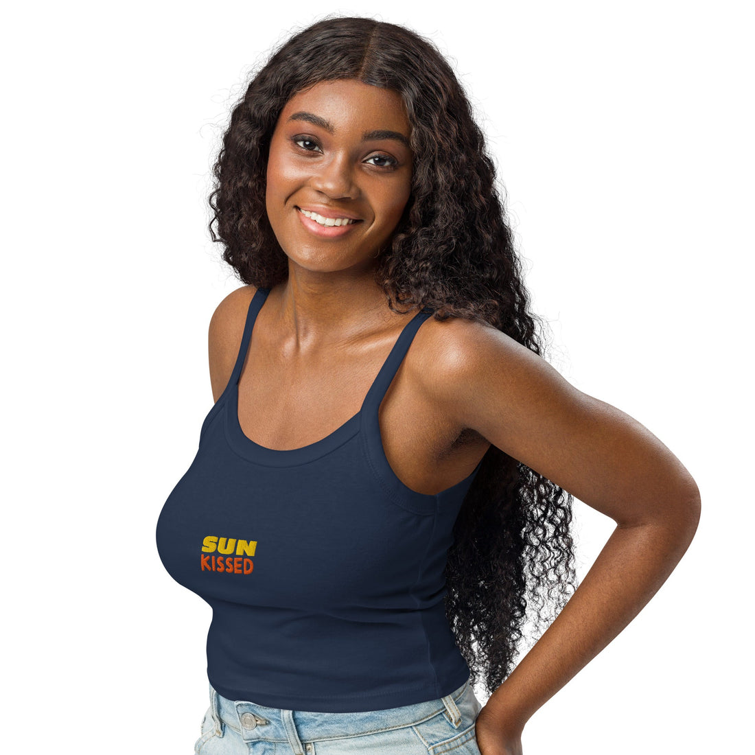 Women’s micro - rib tank top - Divine Janisal Design