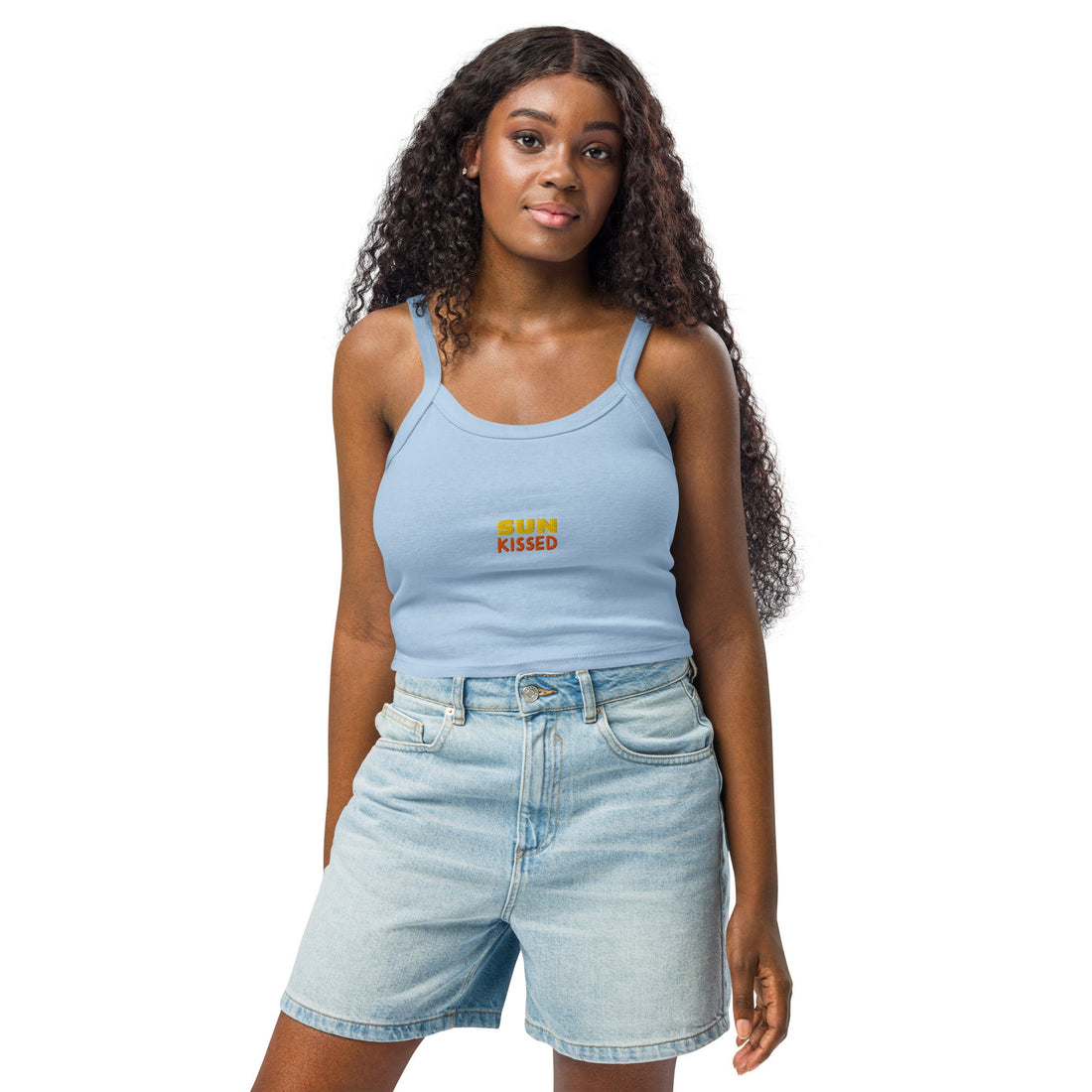 Women’s micro - rib tank top - Divine Janisal Design