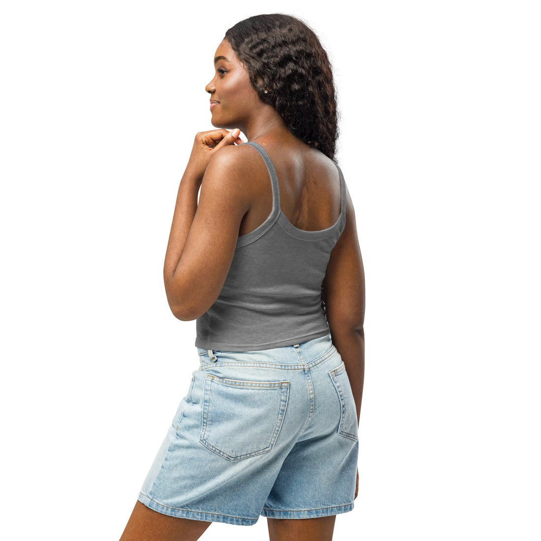 Women’s micro - rib tank top - Divine Janisal Design