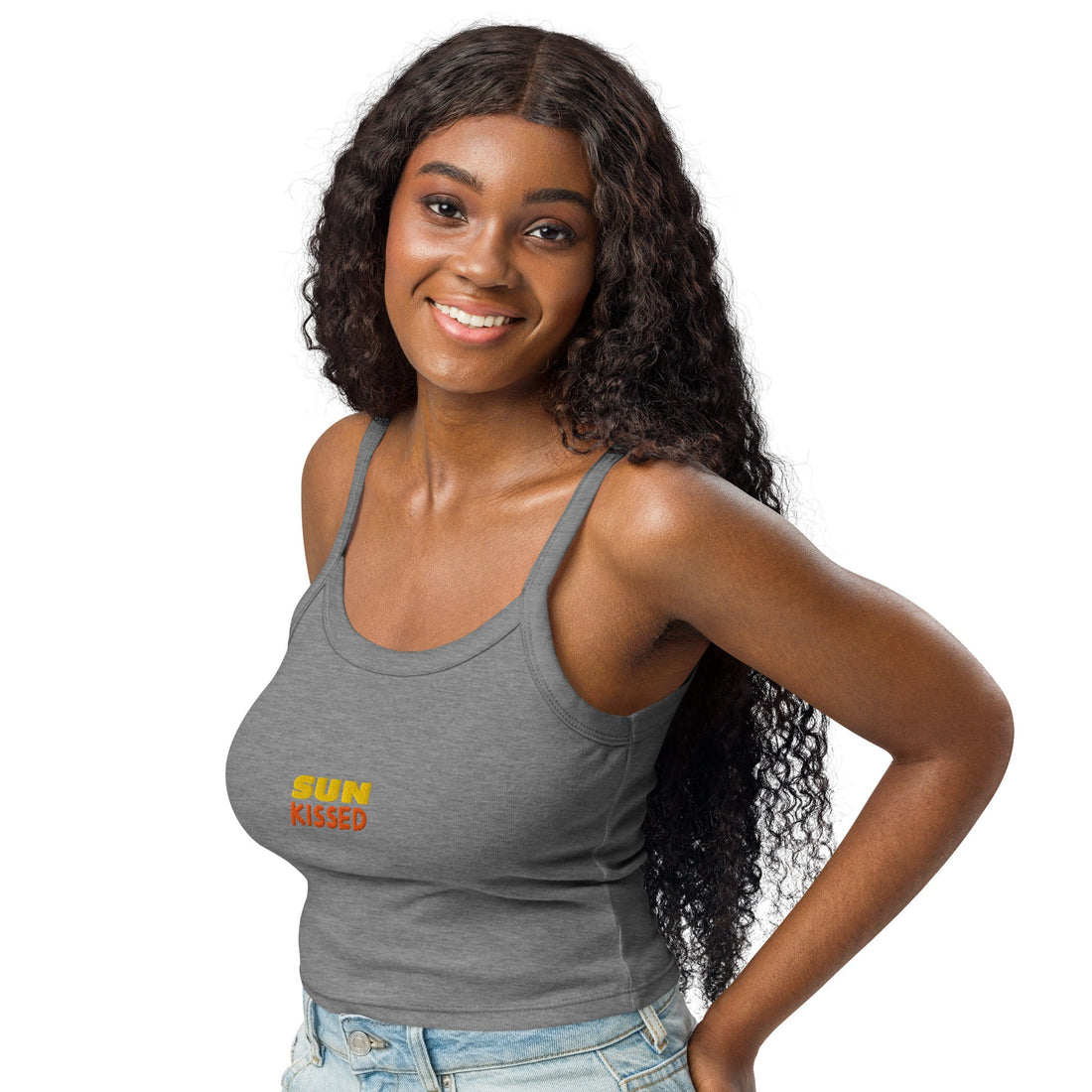 Women’s micro - rib tank top - Divine Janisal Design