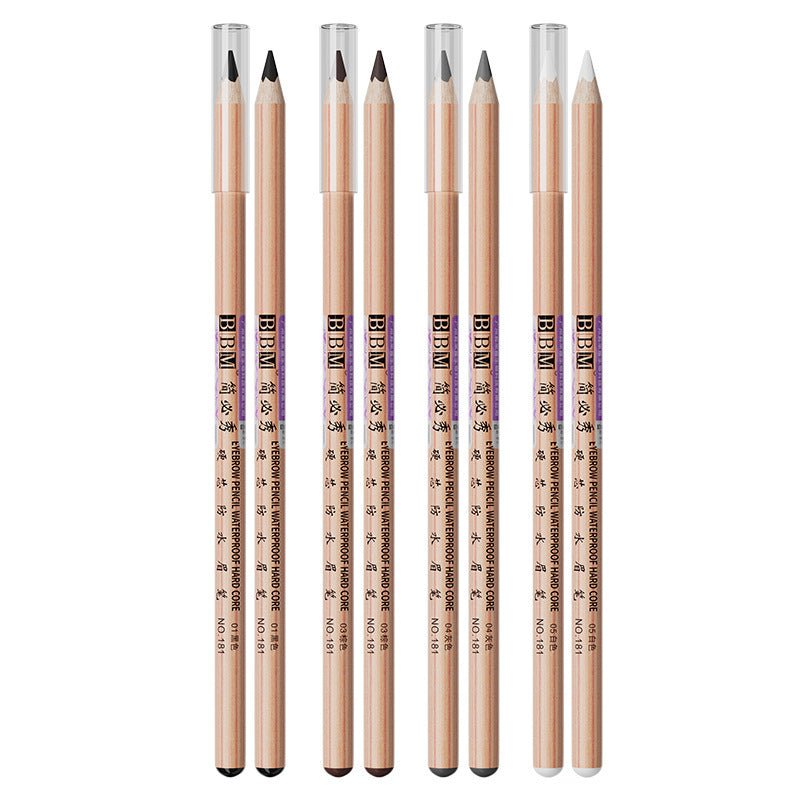 Wooden Hard Core Sweat - proof Eyebrow Pencil - Divine Janisal Design
