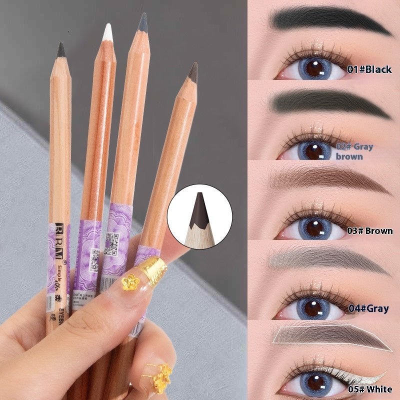 Wooden Hard Core Sweat - proof Eyebrow Pencil - Divine Janisal Design