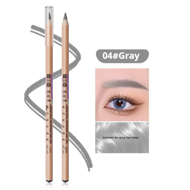 Wooden Hard Core Sweat - proof Eyebrow Pencil - Divine Janisal Design