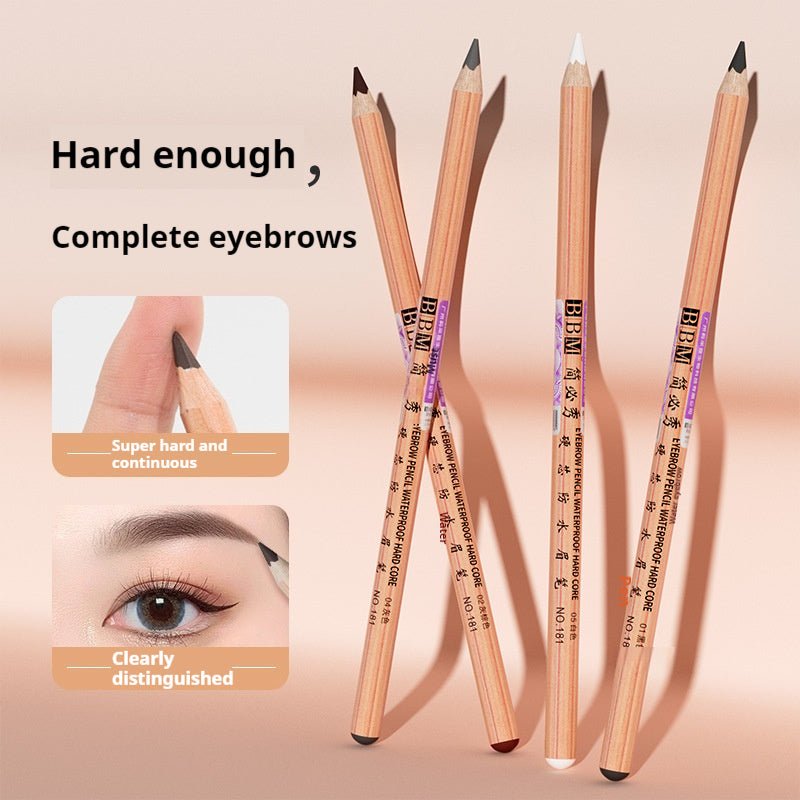 Wooden Hard Core Sweat - proof Eyebrow Pencil - Divine Janisal Design