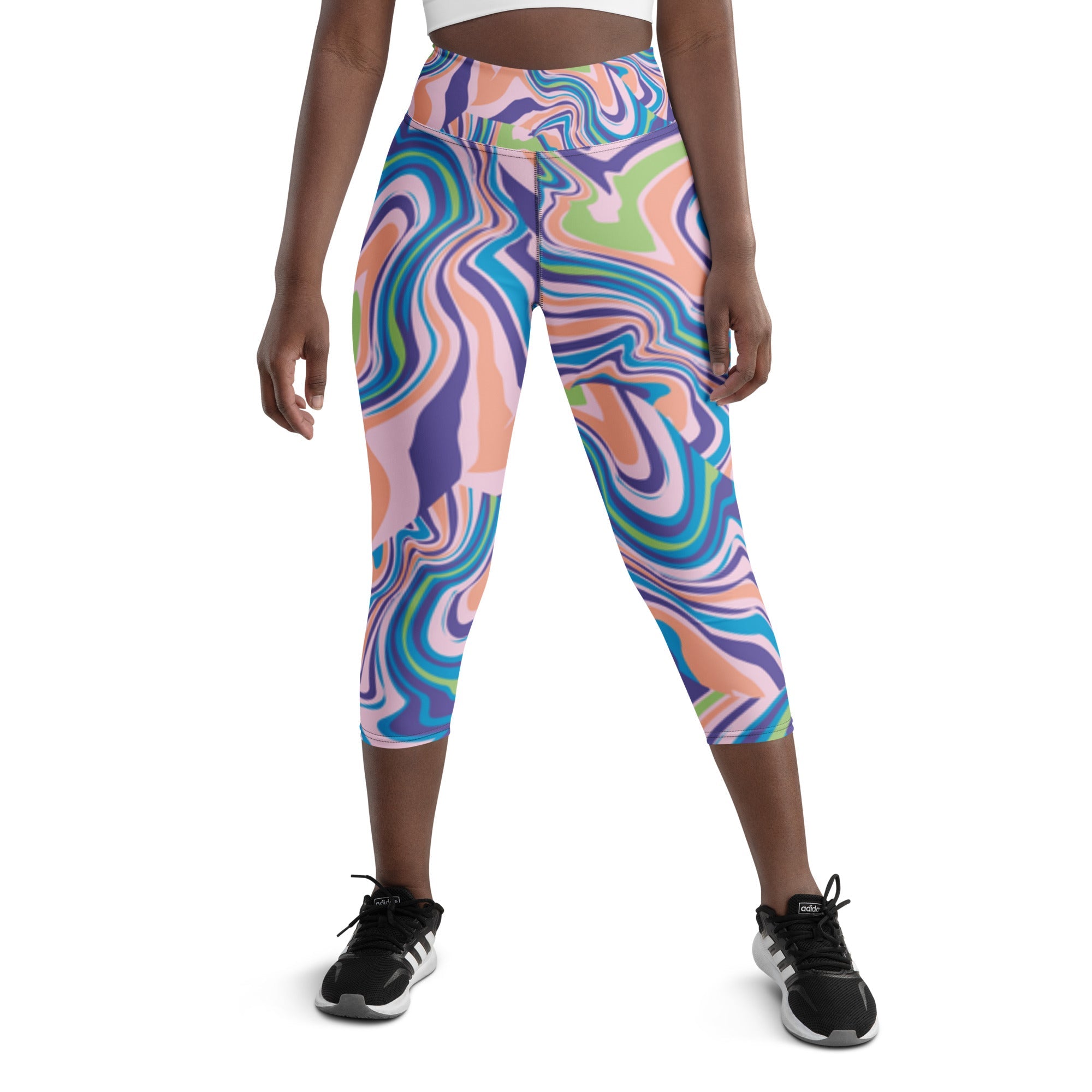 Yoga Capri Leggings - Divine Janisal Design