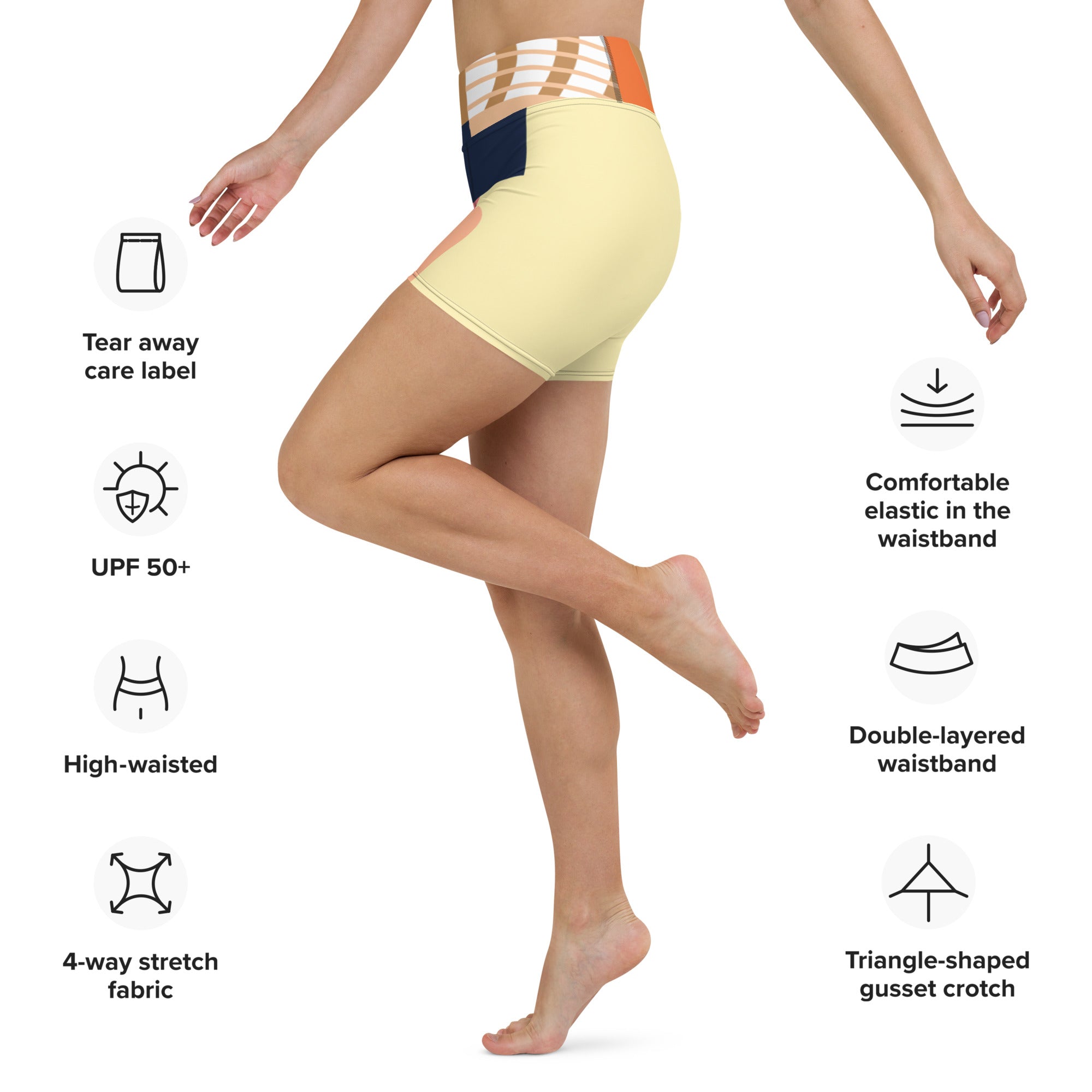 Yoga Shorts - Divine Janisal Design