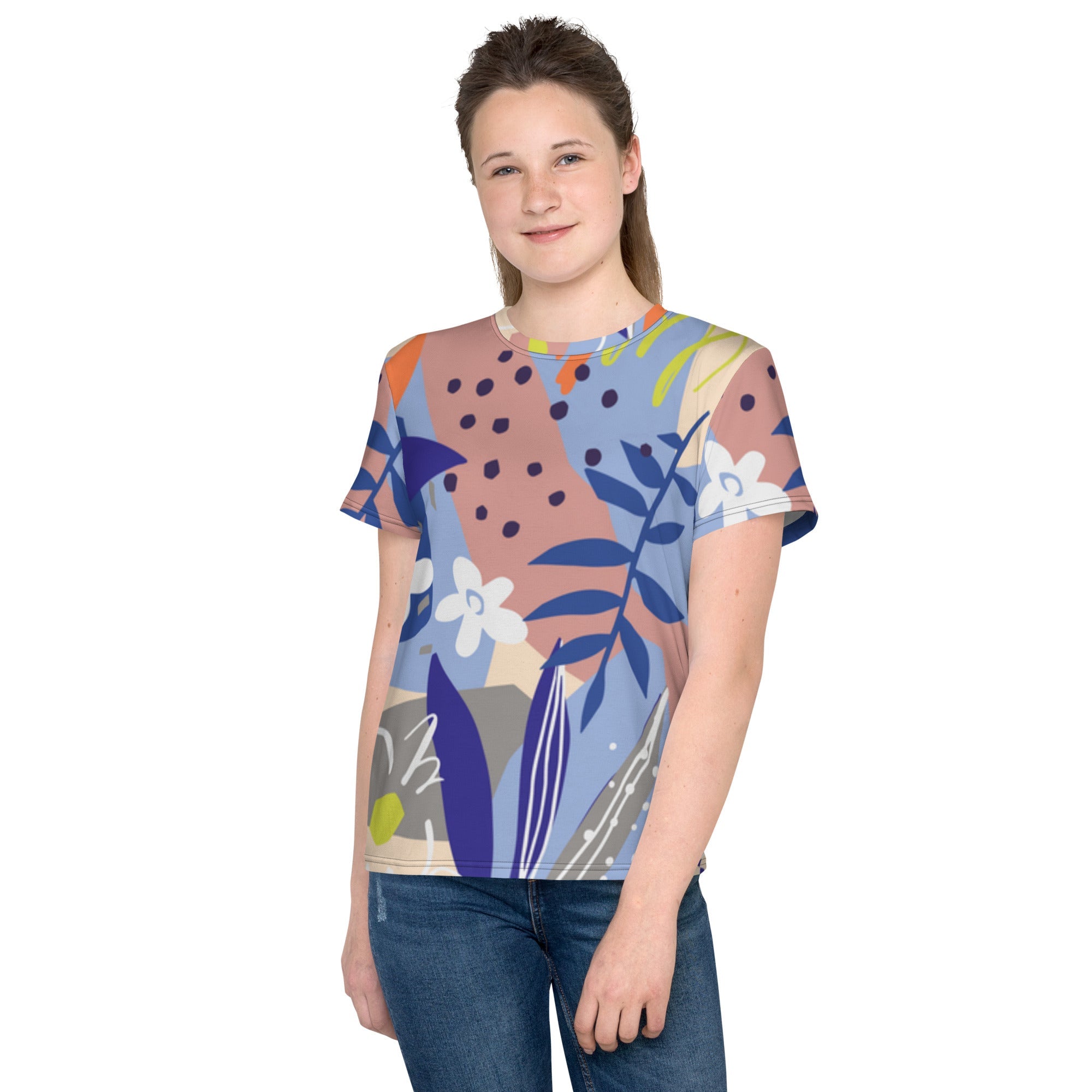 Youth crew neck t-shirt - Divine Janisal Design