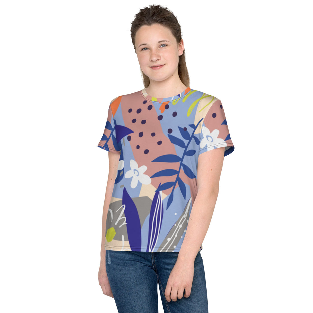 Youth crew neck t-shirt - Divine Janisal Design