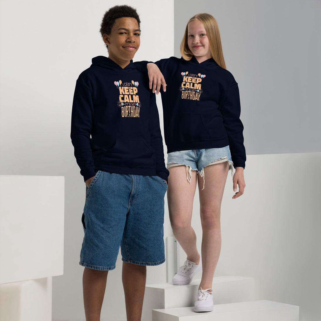 Youth heavy blend hoodie - Divine Janisal Design
