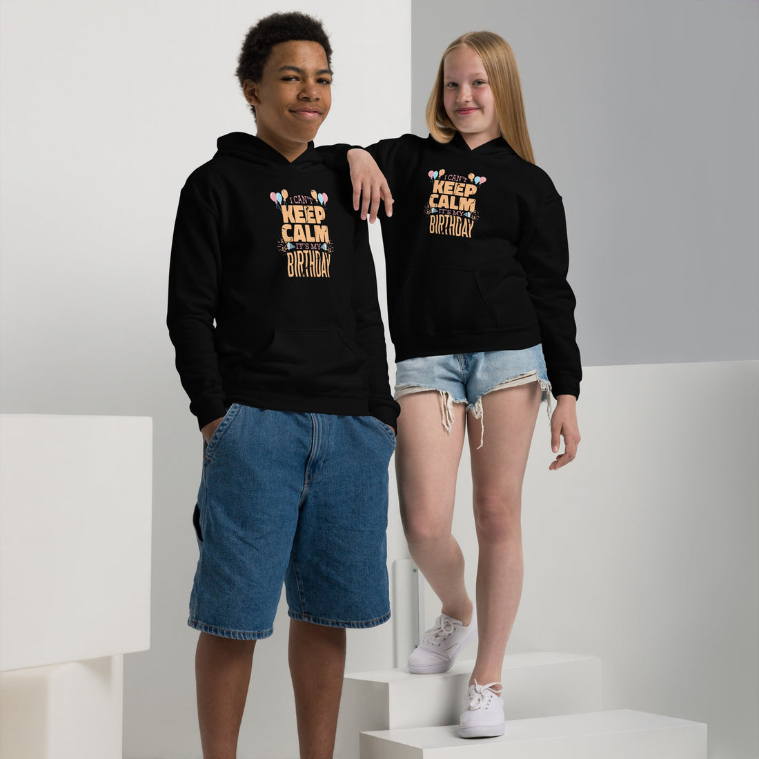 Youth heavy blend hoodie - Divine Janisal Design